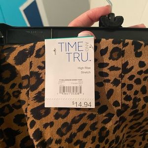 NWT Time and Tru High Rise Slacks Size 18